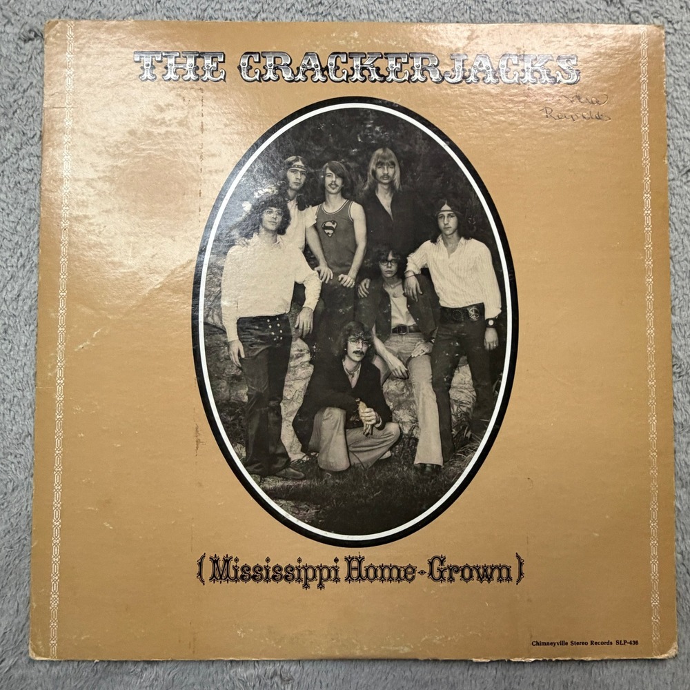 The Crackerjacks Mississippi Home-Grown Vinyl LP Chimneyville SLP-436 Rare Rock